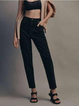 Брюки женские джинсовые CONTE ELEGANT CON-487 washed black