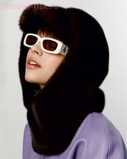 Монклер Капор женский флис экомех норка (56-58)