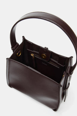 MINI BUCKET BAG WITH METAL RING - Zara фото 7