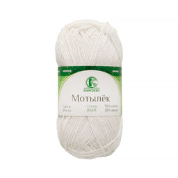 Мотылек пряжа Россия КТ 70%хлопок 30%лавсан 5х50г/140м