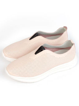 03-YD19-2D LT. PINK Полуботинки спортивные женские (натуральная кожа)