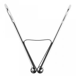 Зажим для бумаги 41мм металл, цвет - черный, набор 24 штукb, в пластиковой банке д11,8см h7см (Китай) - Домашняя мода фото 5