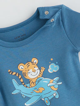 Bask?l? Erkek Bebek ??t??tl? Body 2li