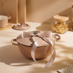 Казан SL Home, 3.65 л, d=25, h=10.5, с эмалированным покрытием, чугун, розовый