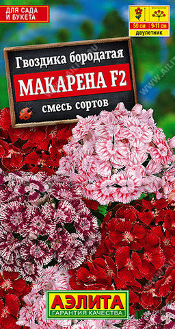 1366A Гвоздика Макарена F2, смесь сортов 0,1гр