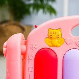 Развивающий музыкальный коврик «Малыш», пианино, 4 игрушки, зеркало, размер 110х83 см