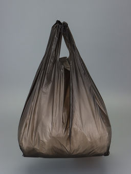 Цена за 100 шт. Пакет-майка ПНД чёрная 30+16х55/13 мкм