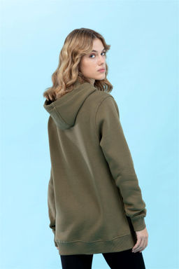 U. S. Polo Assn Базовый свитшот цвета хаки с капюшоном (унисекс) - U.s. polo assn фото 6