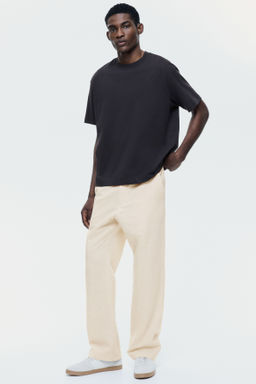 Pantal?n en mezcla de lino Regular Fit - H&m фото 7