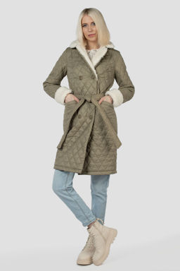 Пальто плащевка+ Утеплитель: Синтепон 150 г/м демисезонное - El podio фото 3