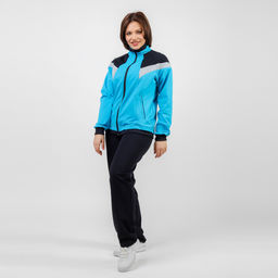 RODOS Спортивный костюм женский весна/лето М-172/1 Ментол/Синий  фото 33