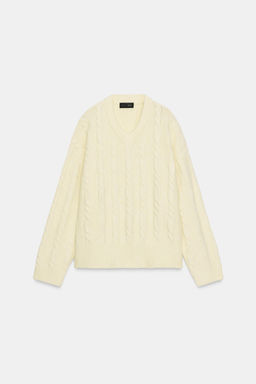 SOFT CABLE KNIT JUMPER - Zara фото 6