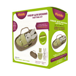 Набор для вязания Miadolla AMG-0114 Зайка в люльке