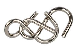 DELFBRICK DLM-12 Головоломка металлическая 1 шт &-узел 2 элемент