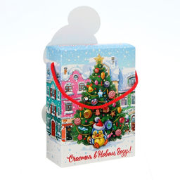 Цена за 5 шт. Подарочная новогодняя коробка Сладкоежка, упаковка, 14?5.5?19 см - Simaland фото 5