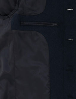 Lacivert Y_n Kar___ml_ Slim Fit Palto - Pierre cardin фото 6