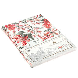 Скатерть 200х145см Сардиния, длина стола до 160см, на 6-8 персон, рогожка, хлопок Премиум 186г/м2, упаковка классическая 28х41см, Домашняя мода (Россия)  фото 3