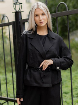 Жакет женский лён 57%,вискоза 43%