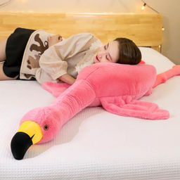 Мягкая игрушка Фламинго розовый 90 см - Storyland фото 2