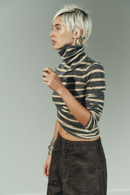 FINE-KNIT STRIPED JUMPER - Zara фото 3