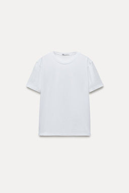 BASIC COTTON T-SHIRT - Zara фото 16