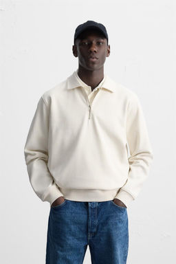 INTERLOCK ZIP POLO SHIRT - Zara фото 10