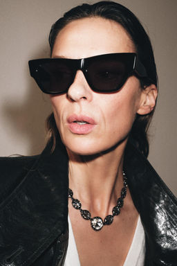 COLLAR MET?LICO PIEZAS JOYAS / Gris antracita