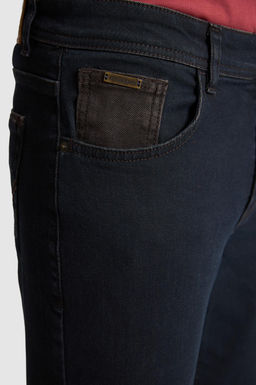 Erkek Kahverengi Jean Pantolon