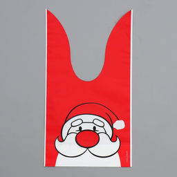 Цена за 20 шт. Мешок подарочный с ушками Дедушка Мороз, 12 11.5 см - Дарите счастье фото 9