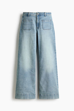 Wide High Waist Jeans - H&m фото 5