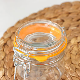 Цена за 12 шт. Банка для сыпучих продуктов Optima, 250 мл, с бугельным замком, стекло