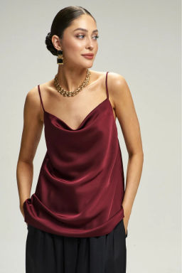 Топ на тонких бретелях Wine