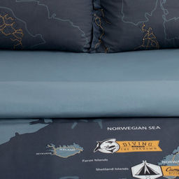 Постельное бельё Этель 2 сп Путешествие 175х215 см, 200х220 см, 50х70+3 см - 2 шт, ранфорс  фото 3