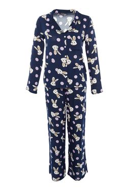 Trendyolmilla Cok Renkli Tavsan Desenli Viskon Dokuma Pijama Tak?m? THMAW21PT0048 фото 14