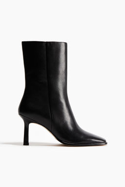 Botines de piel con tacon - H&m фото 4