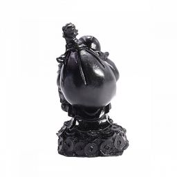 Фигурка Фен Шуй Хотей с мешком на монетах наделяет людей успехом и везением в бизнесе 16см-11см