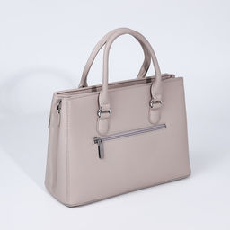 Сумка-тоут на молнии, наружный карман, цвет бежевый - Simaland фото 2