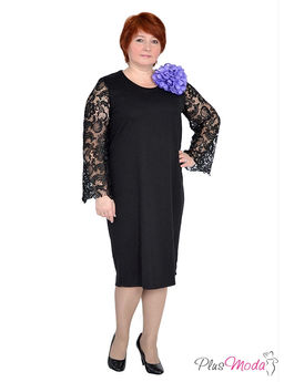 Платье Модель №214 размеры 44-80 - Plusmoda фото 5