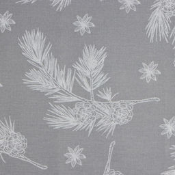 Полотенце новогоднее Этель Серебряные ветки, 40х73 см, саржа 190 г/м2  фото 3