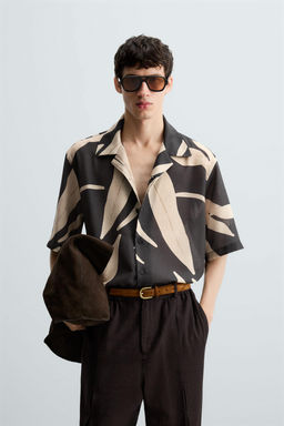 LEAF PRINT SHIRT - Zara фото 2