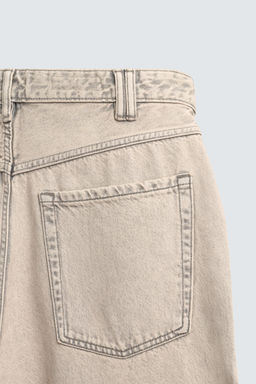 JEANS LOOSE FIT / Crudo / Marr?n - Zara фото 11