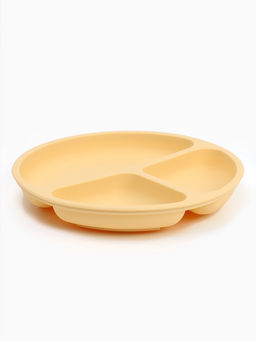 Тарелка детская секционная, 3 секции, молочный, Mum&Baby