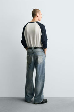 RELAXED FIT EMBROIDERED NFL MIAMI DOLPHINS JEANS - Zara фото 9