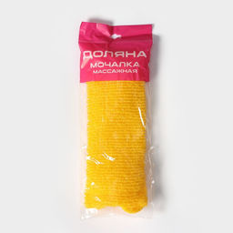 Мочалка для тела Доляна «Банная», 14×33 см, МИКС