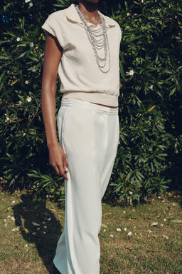 TROUSERS WITH PLEATED WAIST - Zara фото 2