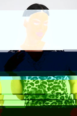 Туника женская из вискозы из вискозы Олеся серый леопард