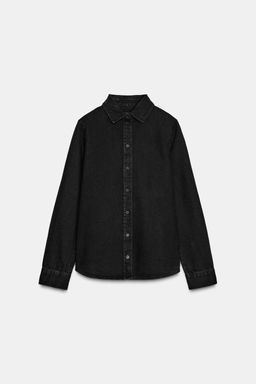 ZW COLLECTION SLIM DENIM SHIRT - Zara фото 7