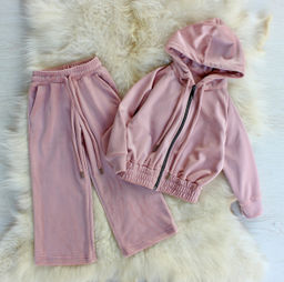 Костюм велюровый ЦВЕТ: ПУДРА