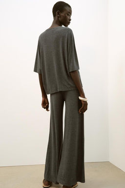 FLOWING PALAZZO TROUSERS - Zara фото 9