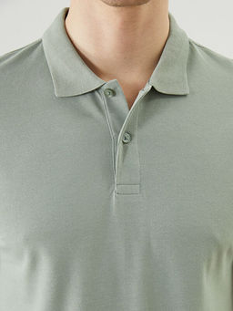 Polo Yaka K?sa Kollu Pike Erkek Ti??rt